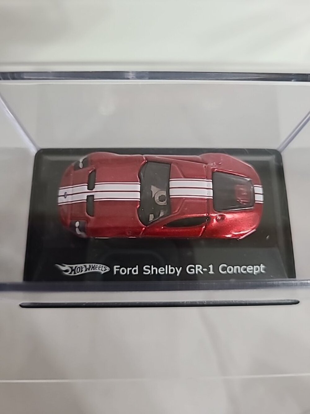 Ford Shelby GR-1 Concept 1:87 Red with Display Case Hot Wheels - Picture 6 of 16